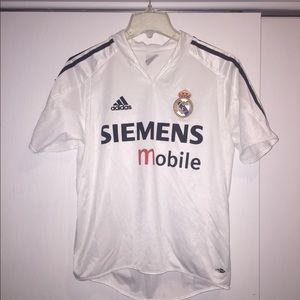 REAL MADRID YOUTH LARGE JERSEY ADIDAS CLIMACOOL